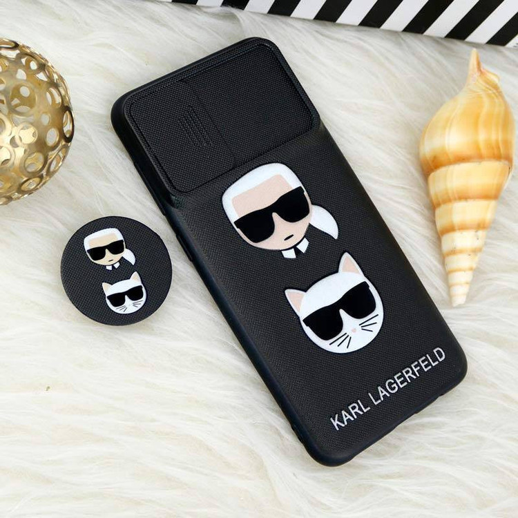 کاور طرح کارل کد 349 مناسب برای گوشی موبایل سامسونگ Galaxy A30s / A50s به همراه پاپ سوکت