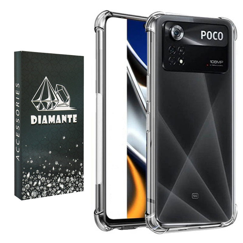 کاور دیامانته مدل Bianco Navy مناسب برای گوشی موبایل شیائومی Poco M4 4G