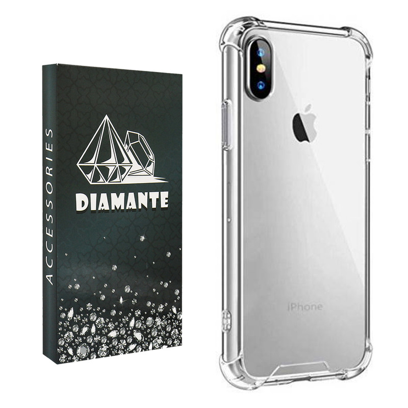 کاور دیامانته مدل Bianco Navy مناسب برای گوشی موبایل اپل iPhone XS Max