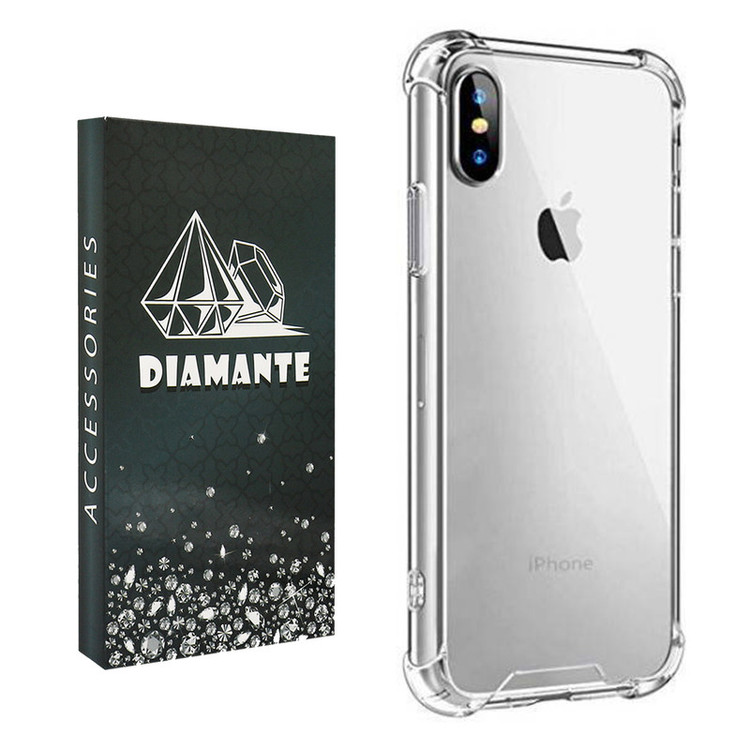 کاور دیامانته مدل Bianco Navy مناسب برای گوشی موبایل اپل iPhone XS Max