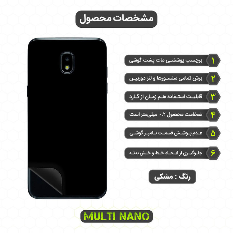 برچسب پوششی مولتی نانو مدل X-F1M مناسب برای گوشی موبایل سامسونگ Galaxy Amp Prime 3