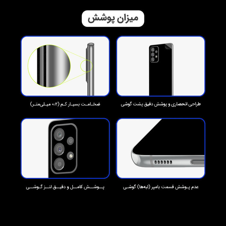 برچسب پوششی اینفینیتی مدل RG مناسب برای گوشی موبایل سامسونگ Galaxy A42 5G