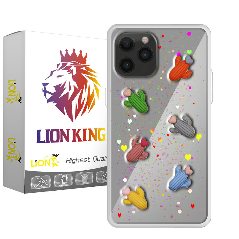 کاور لاین کینگ مدل kaktoosghalbdar مناسب برای گوشی موبایل اپل iPhone 12 Pro Max
