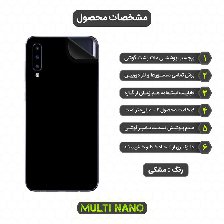 برچسب پوششی مولتی نانو مدل X-F1M مناسب برای گوشی موبایل سامسونگ Galaxy A50