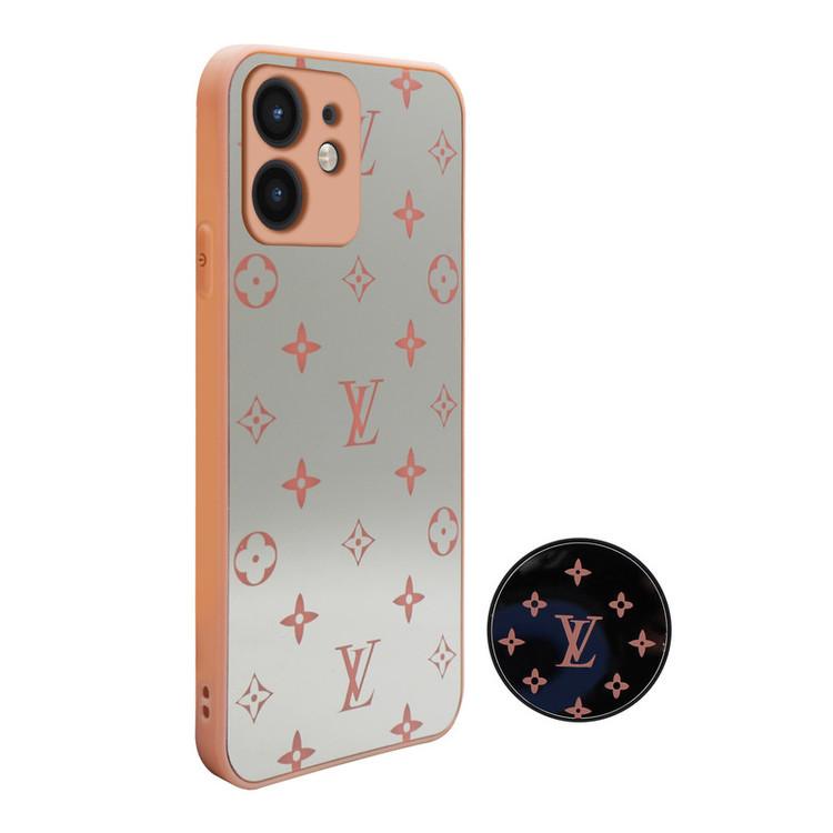 کاور لاین کینگ مدل Ayeneh LV مناسب برای گوشی موبایل اپل iPhone 12 Pro به همراه پایه نگهدارنده