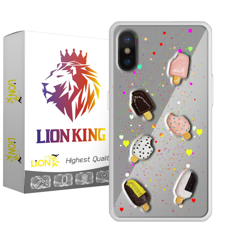 کاور لاین کینگ مدل kaktoosghalbdar مناسب برای گوشی موبایل اپل iphone X/XS