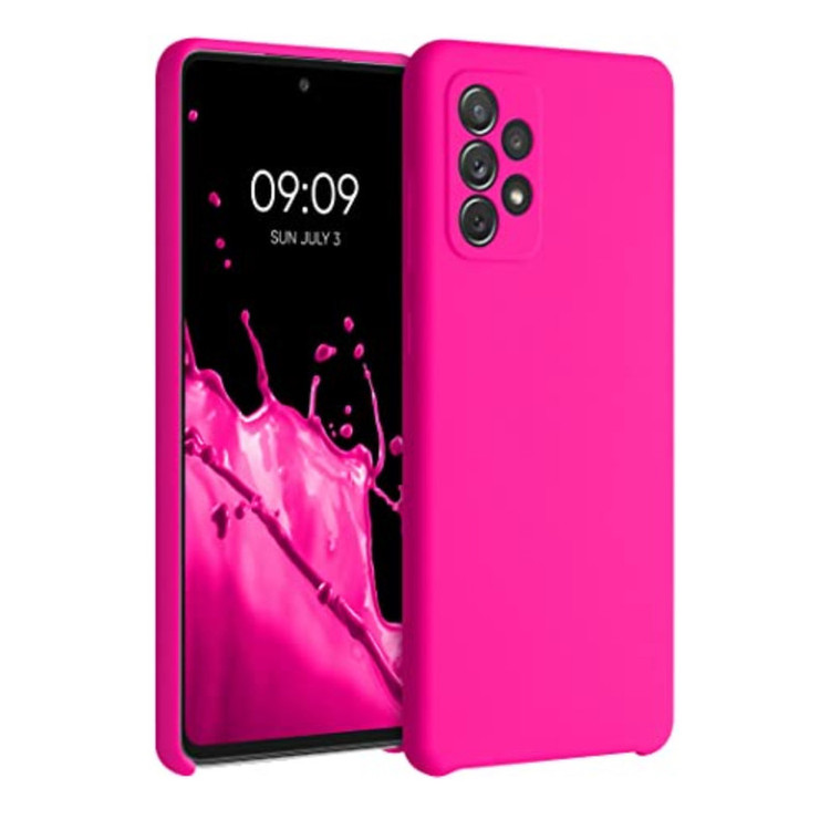 کاور مدل سیلیکونی مناسب برای گوشی موبایل سامسونگ Galaxy A72