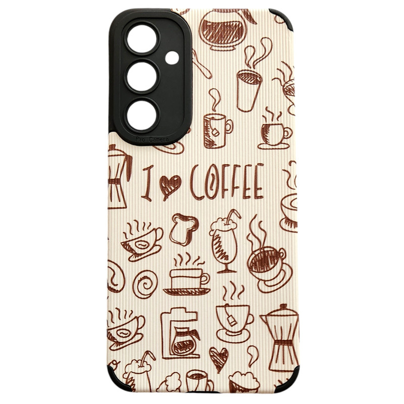 کاور مدل کبریتی طرح Coffee مناسب برای گوشی موبایل سامسونگ Galaxy A25