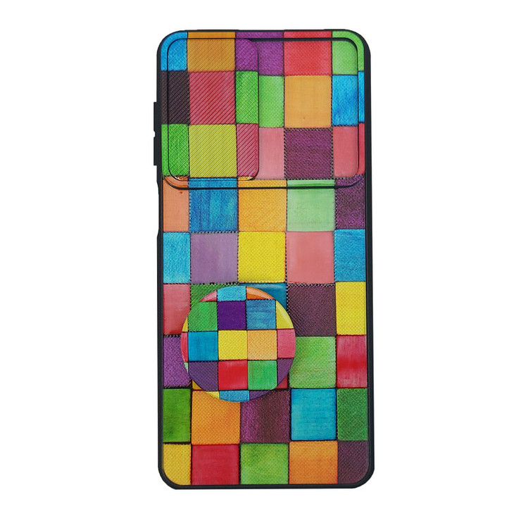 کاور لیمیا مدل فانتزی کشویی کد 470 مناسب برای گوشی موبایل سامسونگ Galaxy A53 به همراه پاپ سوکت