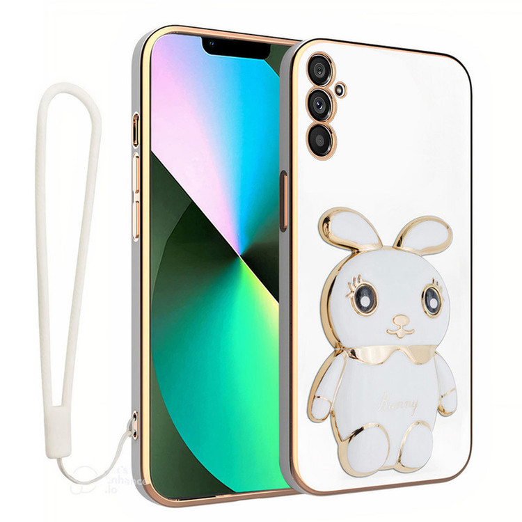 کاور اسپارتان مدل Bunny Strap مناسب برای گوشی موبایل سامسونگ Galaxy M34 به همراه بند