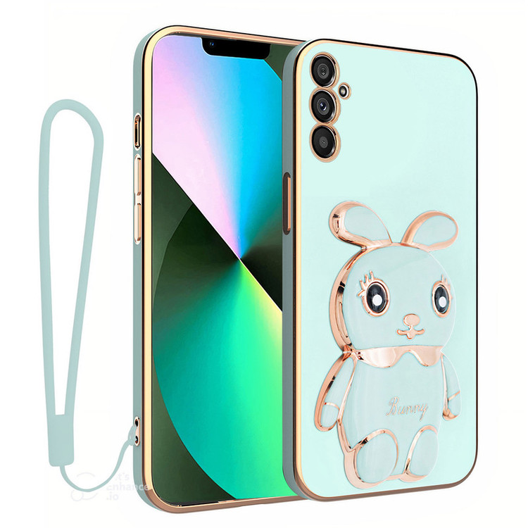 کاور اسپارتان مدل Bunny Strap مناسب برای گوشی موبایل سامسونگ Galaxy M34 به همراه بند
