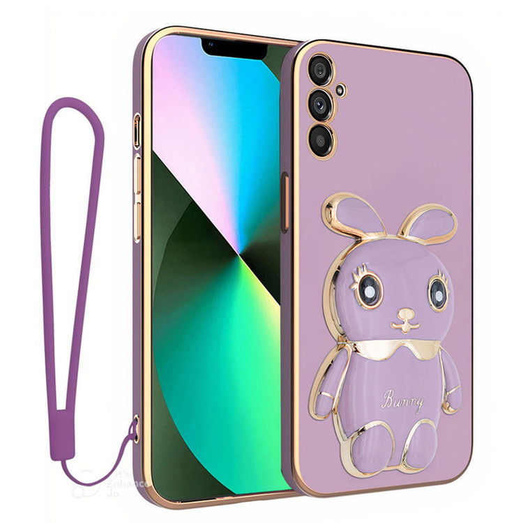 کاور اسپارتان مدل Bunny Strap مناسب برای گوشی موبایل سامسونگ Galaxy M34 به همراه بند
