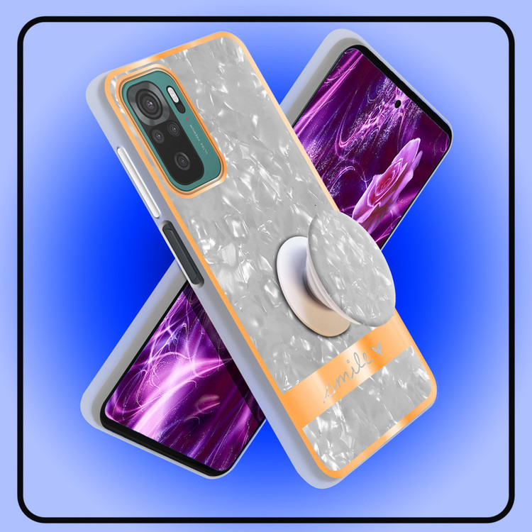 کاور لاین کینگ مدل کریستال یخی مناسب برای گوشی موبایل شیائومی Redmi Note10/10S به همراه پایه نگهدارنده