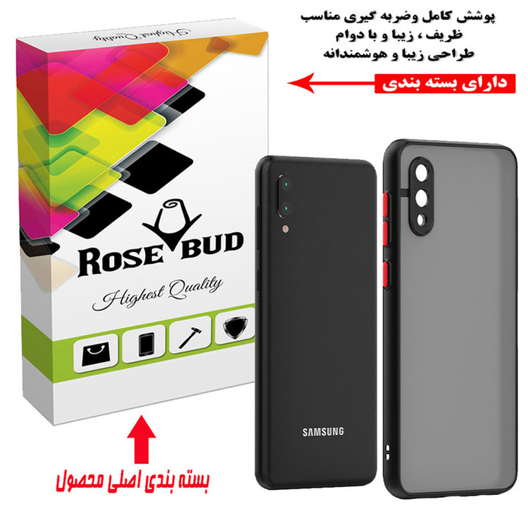 کاور رز باد مدل MRM14 مناسب برای گوشی موبایل سامسونگ Galaxy A02 / A022 / M02