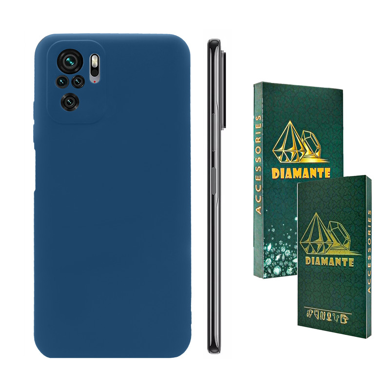 کاور دیامانته مدل sili_77 Gn مناسب برای گوشی موبایل شیائومی Redmi Note 10 4G