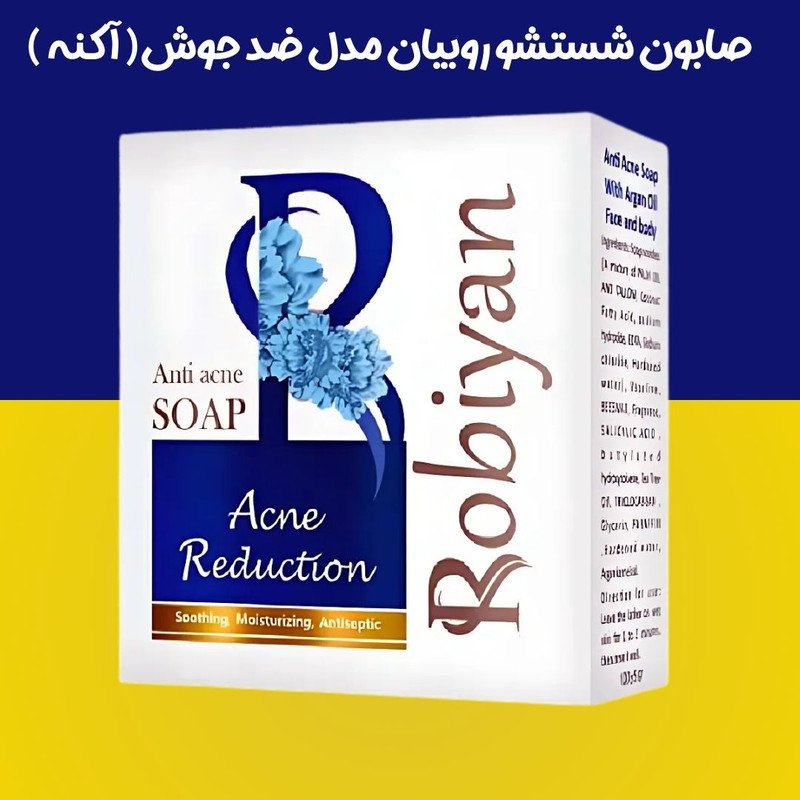 صابون شستشو روبیان مدل ضدجوش وزن 100 گرم مجموعه 6 عددی