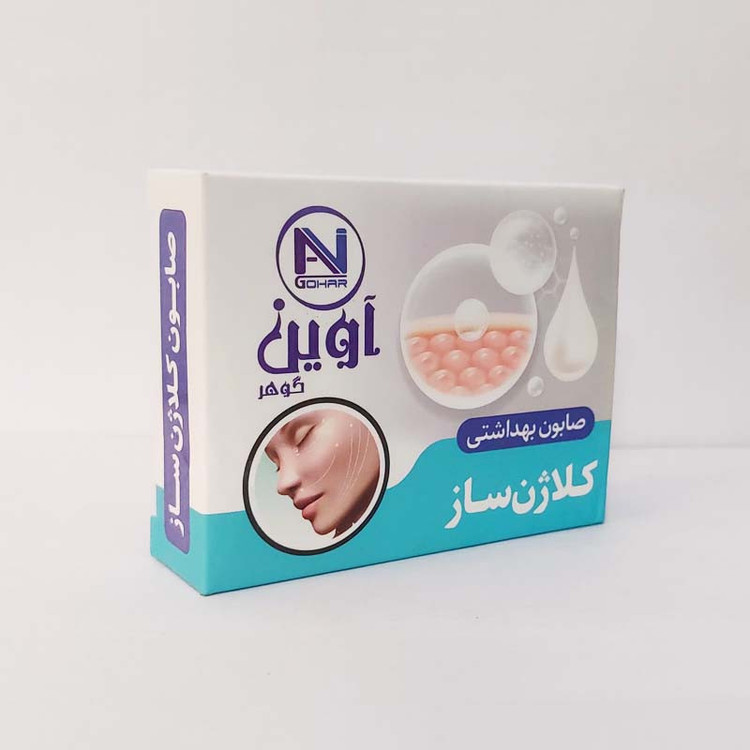 صابون شستشو آوین گوهر مدل کلاژن ساز وزن 75 گرم