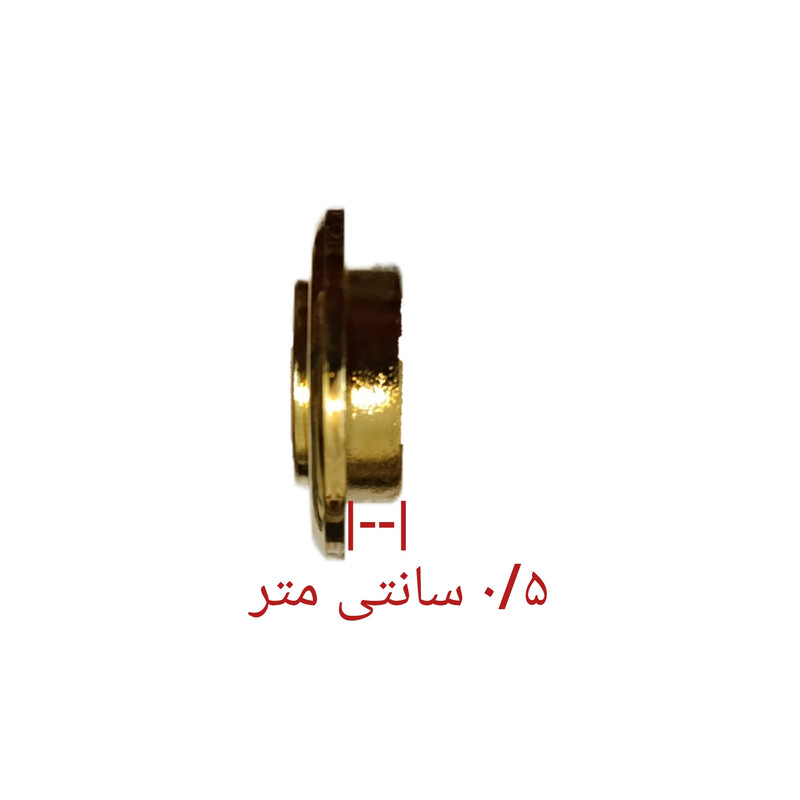 محافظ شیر اجاق گاز کد 03 سایز 35 میلی متر مجموعه 5 عددی