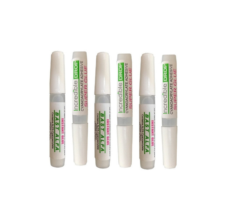 چسب قطره ای آلفا باست مدل Instant Glue حجم 3 میلی لیتر بسته 6 عددی