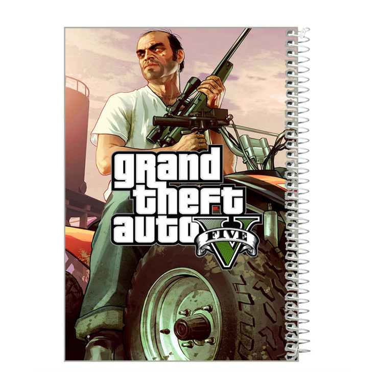 دفترچه یادداشت 40 برگ طرح GTA کد ig3