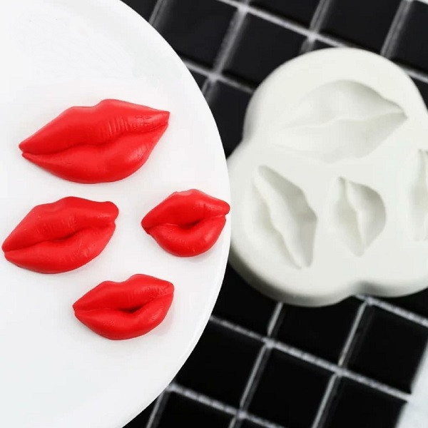 قالب فوندانت بهگز مدل lip
