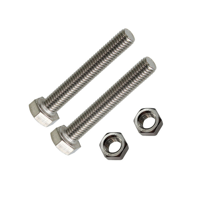 پیچ و مهره مدل Hex-12-80 مجموعه 4 عددی