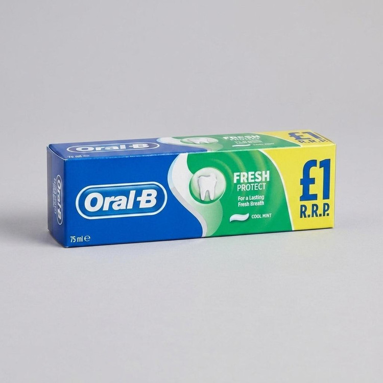 خمیر دندان اورال-بی مدل Fresh Protect حجم 75 میلی لیتر