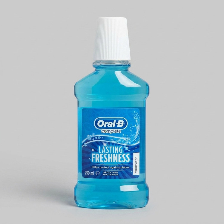 دهان شویه اورال-بی مدل Lasting Freshless حجم 250 میلی لیتر