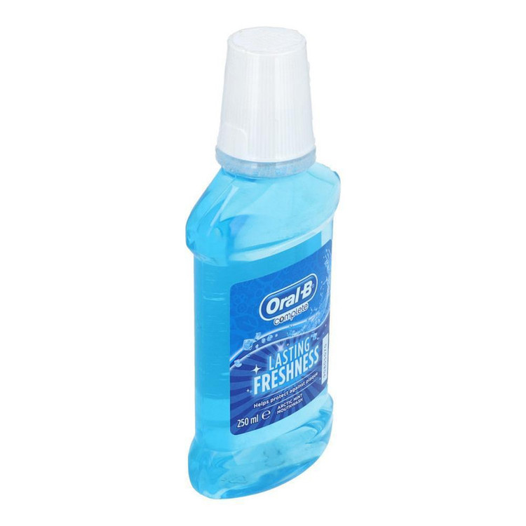 دهان شویه اورال-بی مدل Lasting Freshless حجم 250 میلی لیتر