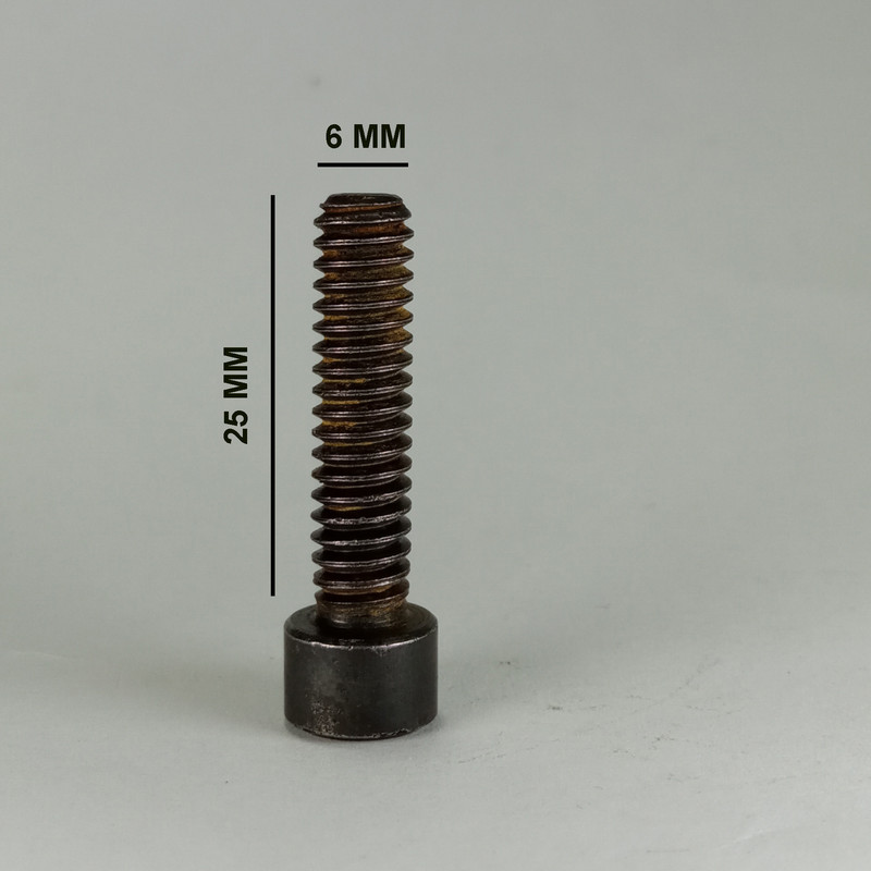 پیچ آلن مدل M6-25MM بسته 5 عددی