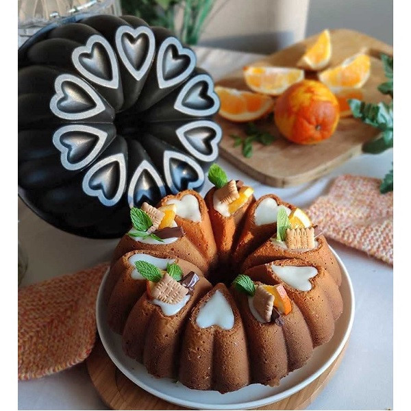 قالب کیک به گز مدل قلب