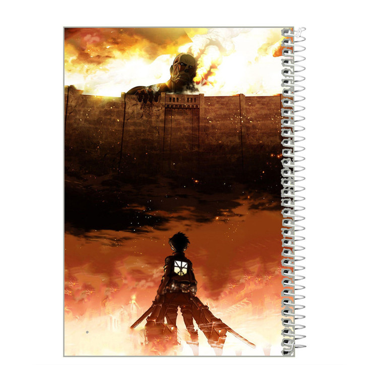 دفترچه یادداشت 40برگ طرح انیمه Attack on Titan حمله به تایتان it3