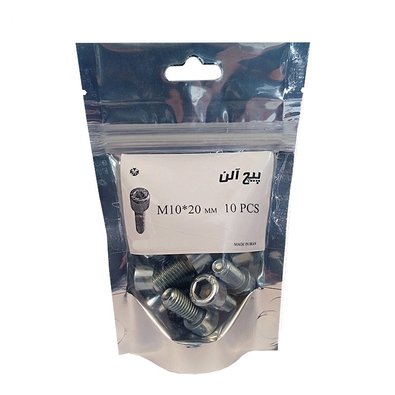 پیچ آلن مدل M10x20 بسته 10 عددی