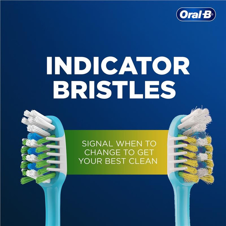 مسواک اورال-بی مدل CRISSCROSS bacteria blast با برس نرم