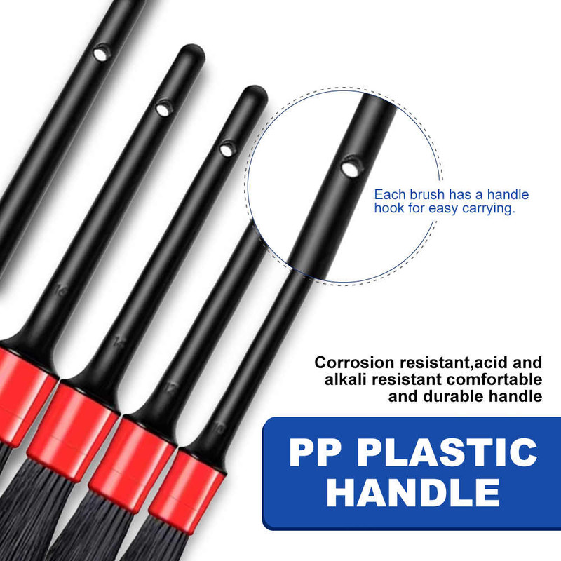 فرچه دیتیلینگ خودرو مدل Cleaning Brush مجموعه 5 عددی