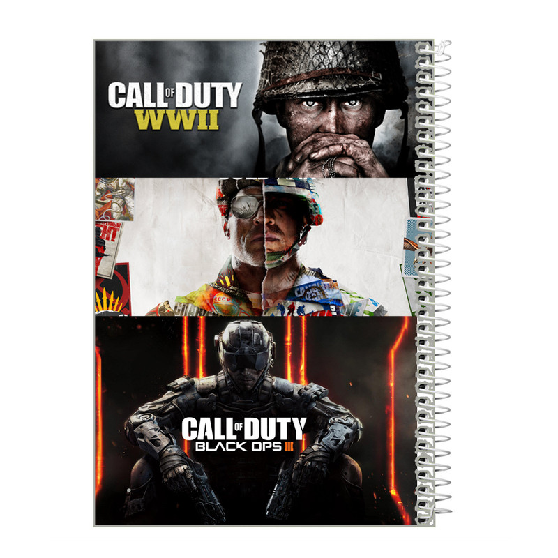 دفترچه یادداشت 40 برگ طرح call of duty کد ic10