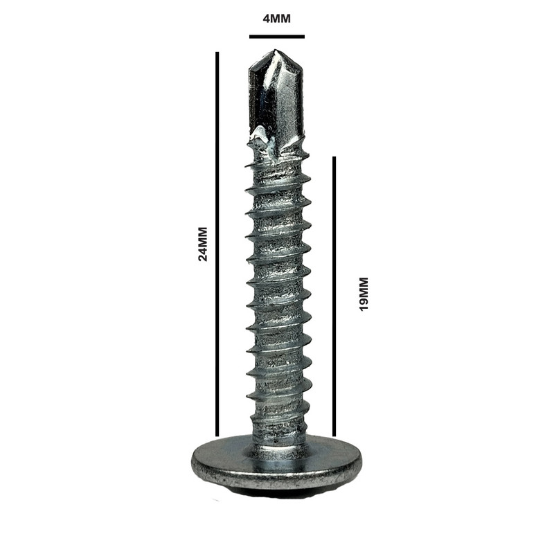 پیچ سرمته واشردار HI5 مدل HI5 M4.2-13/25/32MM بسته 150 عددی