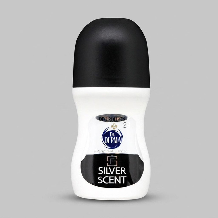 رول ضد تعریق مردانه دکتر درما مدل Silver Scent حجم 50 میلی لیتر