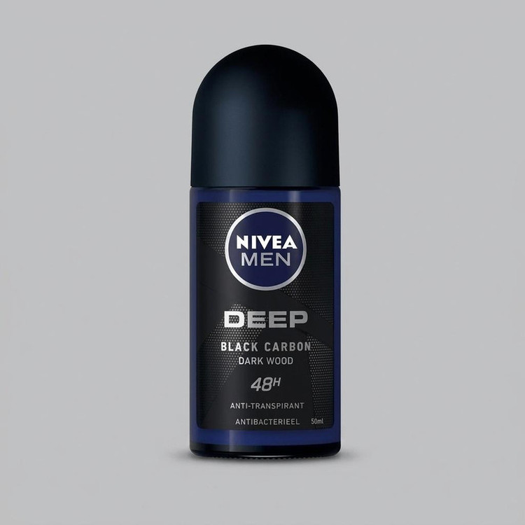 رول ضد تعریق مردانه نیوآ سری deep مدل Black Carbon حجم 50 میلی لیتر