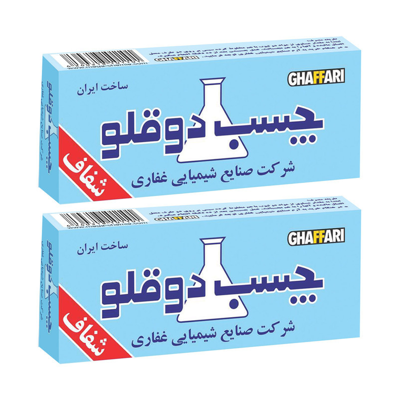 چسب دوقلو غفاری کد 007 حجم 12میلی لیتر بسته 2 عددی