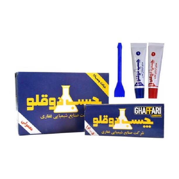 چسب دوقلو غفاری کد 007 حجم 12میلی لیتر بسته 2 عددی