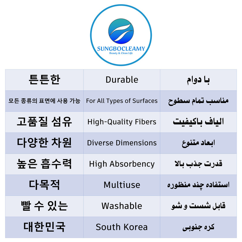دستمال شیشه خودرو سانگبو کلایمی مدل Super Glass 5075