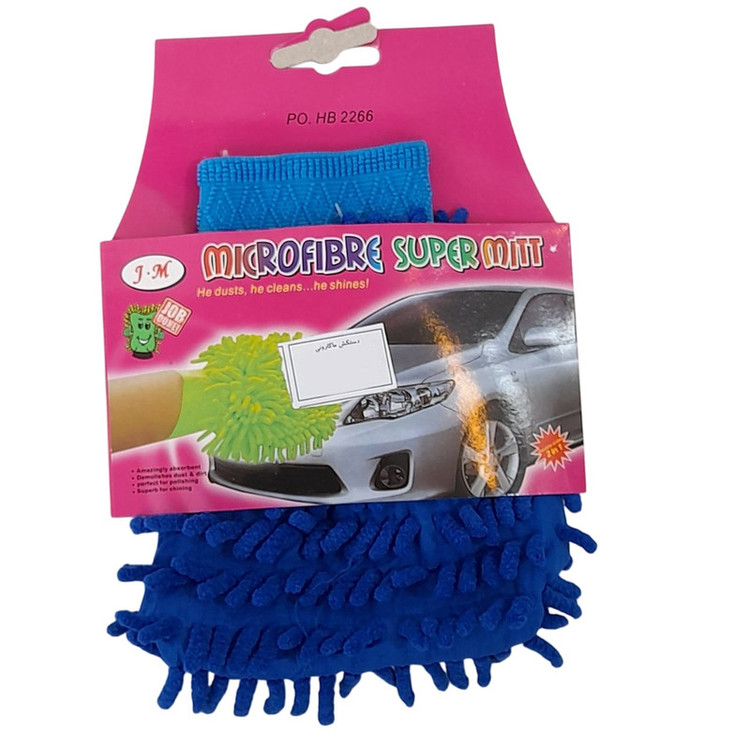 دستکش شستشوی خودرو مدل Microfiber Super Mitt