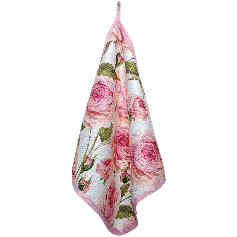 دستمال نظافت خودرو بی تی مدل رز لوکس کد 25x25 بسته 4 عددی