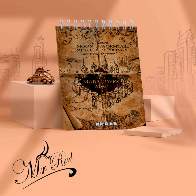 دفتر مستر راد طرح نقشه غارتگر هریپاتر کد Big Bang-1521