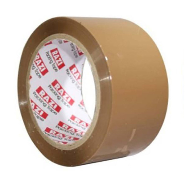 چسب پهن رازی مدل Packing Tape عرض 5 سانتی متری مجموعه 2 عددی