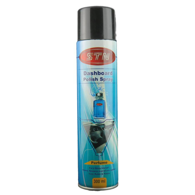 اسپری واکس داشبورد خودرو اس تی ان مدل Perfume Blue حجم 300 میلیلیتر