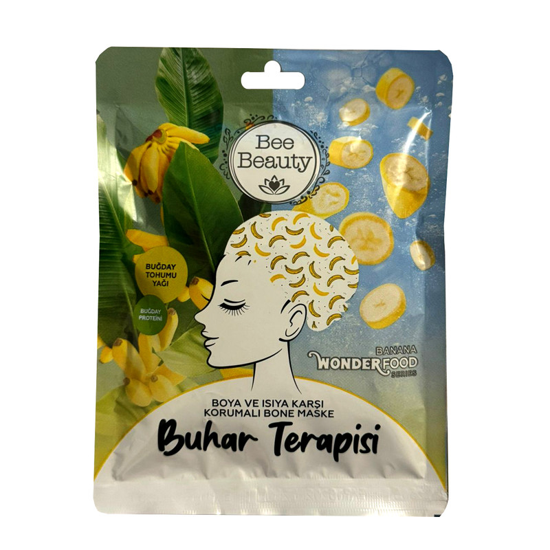 ماسک مو بخارتراپی پروتئینه و تقویت کننده بی بیوتی مدل موز مناسب برای انواع مو حجم 50 میلی لیتر