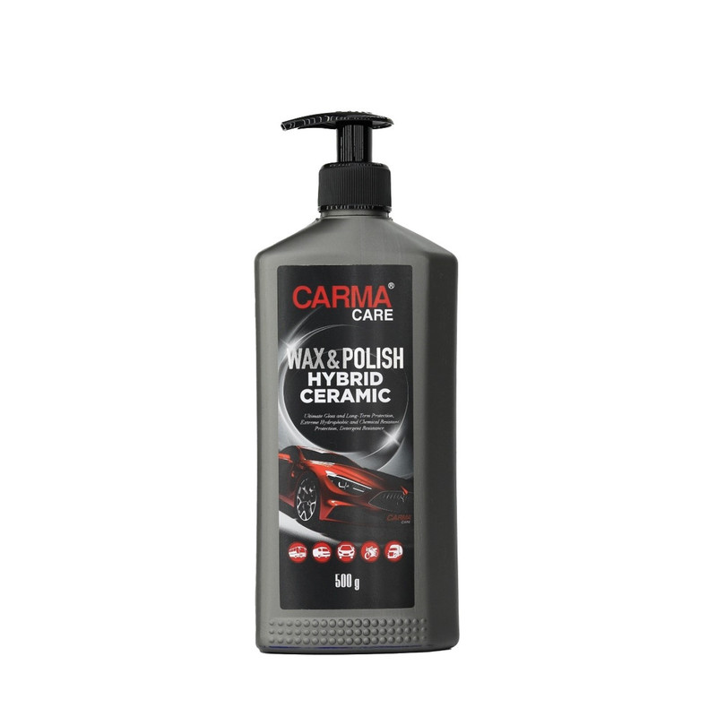 واکس و پولیش بدنه خودرو کارماکر مدل HYBRID CERAMIC وزن 500 گرم