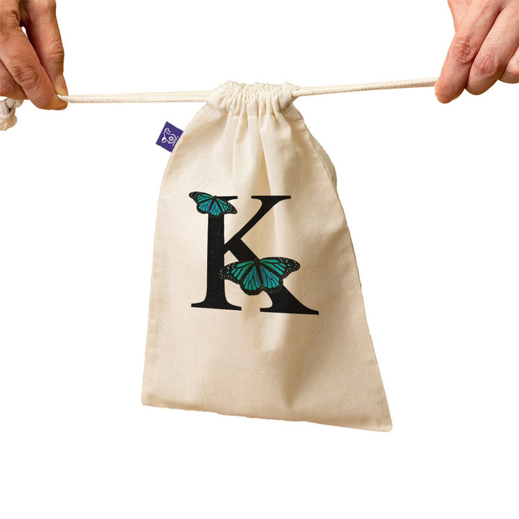 کیسه نان و سبزی ترمه طراحان ایده مدل حرف K پروانه ای کد cfp3013 - M